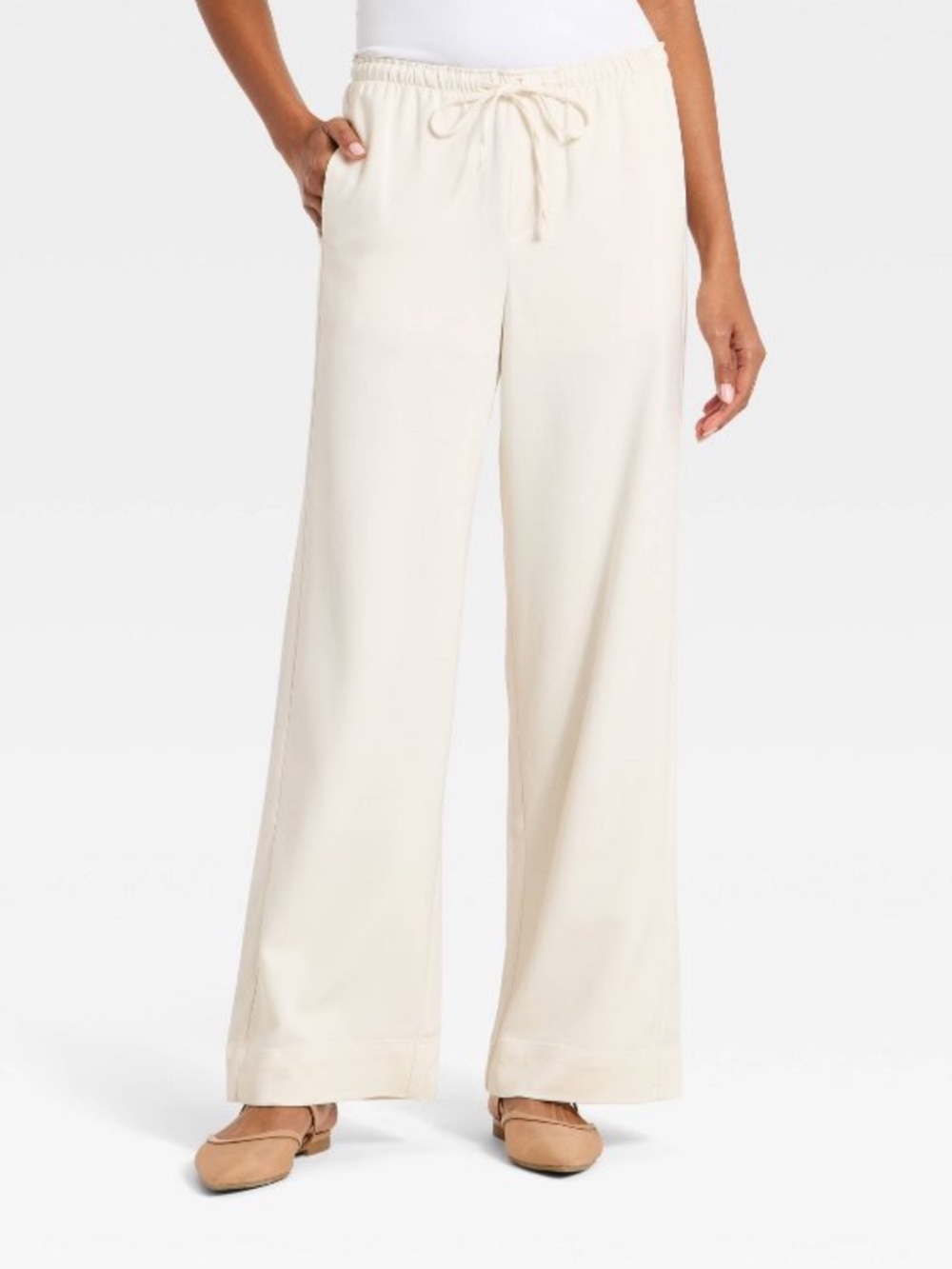 Effortless Wide-Leg Drawstring Pants